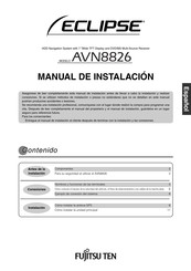 Fujitsu Ten ECLIPSE AVN8826 Manual De Instalación