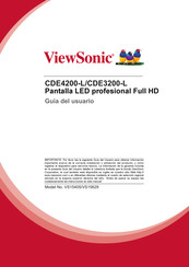 View Sonic CDE3200-L Guia Del Usuario