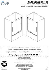 OVE MONTEBELLO 60 Manual De Instalación
