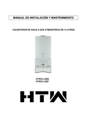 HTW CL12GP Manual De Instalación Y Mantenimiento