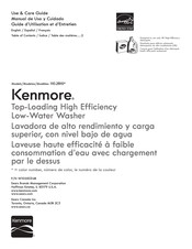 Kenmore 110.2810 Serie Manual De Uso Y Cuidado