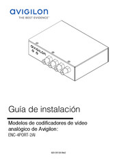 Avigilon ENC-4PORT-2AI Guia De Instalacion