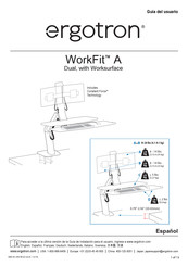 Ergotron WorkFit A Guia Del Usuario