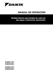 Daikin EKHBRD016ABY1 Manual De Operación