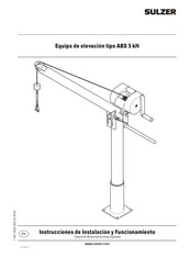 Sulzer ABS 5 kN Instrucciones De Instalación Y Funcionamiento