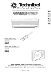 Technibel Climatisation MCA20C Instrucciones De Uso