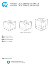 HP Color LaserJet Enterprise M554 Serie Guia De Instalacion