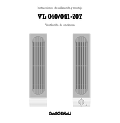 Gaggenau VL 040-707 Instrucciones De Utilización Y Montaje