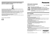 Panasonic VL-V555 Información Importante