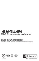 Altronix AL1042ULADA Guia De Instalacion