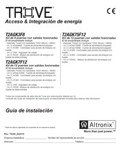 Altronix T2AGK7F12 Guia De Instalacion