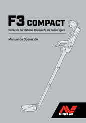 Minelab F3 COMPACT Manual De Operación