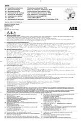 ABB EF96 Instrucciones De Montaje