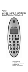 Nortel Digital Mobility 743X Guia Del Usuario