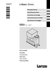 Lenze L-force Drives EZS3 Instrucciones Para El Montaje Y Uso