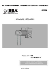 SEA TIOS TRIFASICO Manual De Instalación