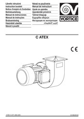 Vortice C ATEX Serie Manual De Instrucciones