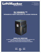 LiftMaster SL3000UL Manual Del Propietário