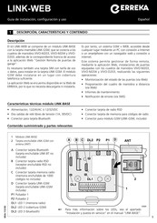 Erreka LINK-WEB Guía De Instalación, Configuración Y Uso