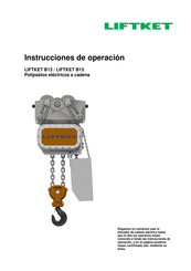 Liftket B15 Instrucciones De Operación