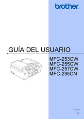 Brother MFC-295CN Guia Del Usuario