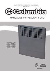 Columbia CEGTG30/1 Manual De Instalacion Y Uso