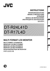 JVC DT-R17L4D Manual De Instrucciones