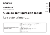 Denon AVR-S510BT Guía De Configuración Rápida