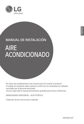 LG ARNU15GBGA4 Manual De Instalación