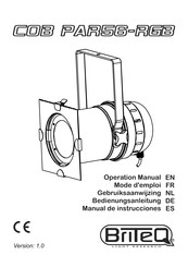 Briteq COB PAR56-RGB Manual De Instrucciones