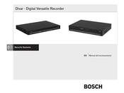 Bosch Divar Manual De Funcionamiento