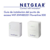 NETGEAR XWNB5201 Powerline 500 Guia De Instalacion