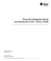 Sun Fire V215 Guia De Instalacion