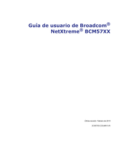 Broadcom NetXtreme BCM57XX Guía De Usuario