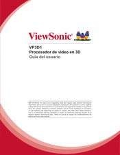 ViewSonic VP3D1 Guia Del Usuario