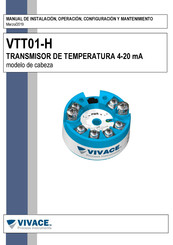 Vivace VTT01-H Manual De Instalación, Operación, Configuración Y Mantenimiento