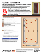 Andersen Windows & Doors LuminAire SlideAway Guia De Instalacion