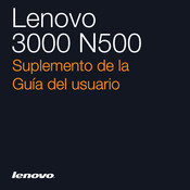 Lenovo 3000 N500 Guia Del Usuario