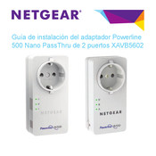 NETGEAR Powerline 500 Nano PassThru XAVB5602 Guia De Instalacion