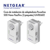 NETGEAR Powerline 500 Nano PassThru XAVB5602 Guia De Instalacion