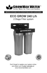 GrowMax Water Eco Grow 240 L/h Manual De Instrucciones