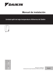 Daikin Altherma EHBX08CB Manual De Instalación