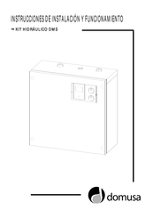 DOMUSA DMS Serie Instrucciones De Instalación Y Funcionamiento