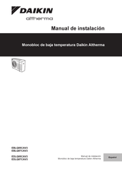 Daikin Altherma EDLQ05CAV3 Manual De Instalación