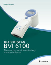 Verathon BLADDERSCAN BVI 6100 Manual De Funcionamiento Y Mantenimiento