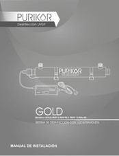 PURIKOR GOLD PKUV-12-RAV-PK Manual De Instalación