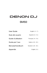 Denon DJ SM50 Guia Del Usuario