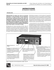 S&C UP 500S Instrucciones De Instalación Y  Operación