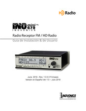 Inovonics HD Radio Ino 679 mini Guia De Instalacion