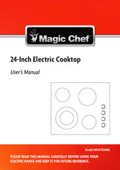 Magic Chef MCSCTE24BG Manual Del Usuario